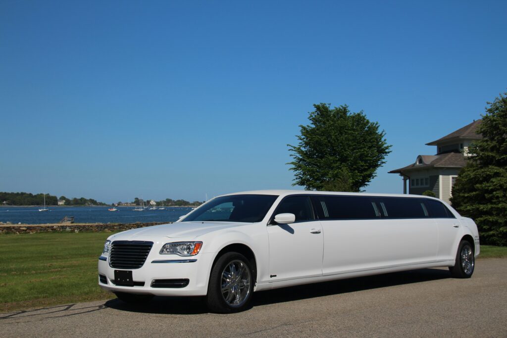 Spacious interior of a luxury vehicle providing a limo to LAX.